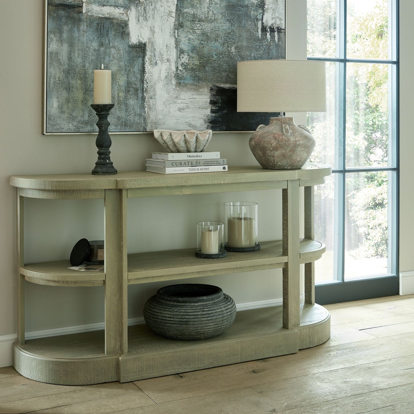 Luxe Collection Neutral Tone Console Table