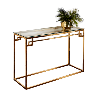 Cesar Gold Console Table