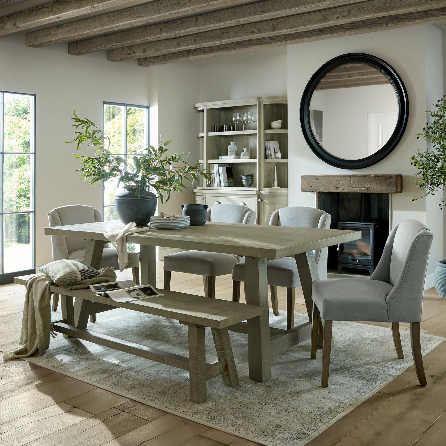 Cosy Collection Rectangular Dining Table - Neutral Tone