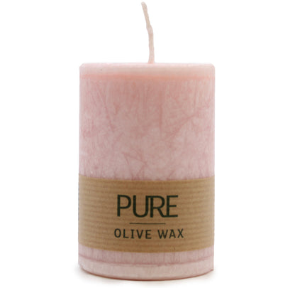 Pure Olive Wax Candles (multiple colours)