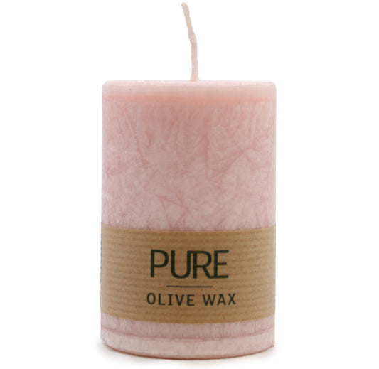 Pure Olive Wax Candles (multiple colours)