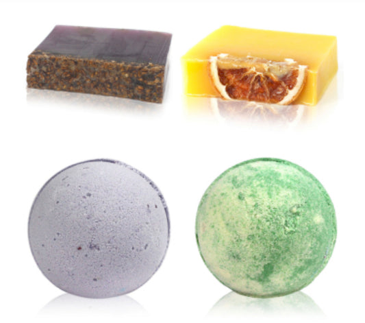 Soaps and Bath Bombs Set