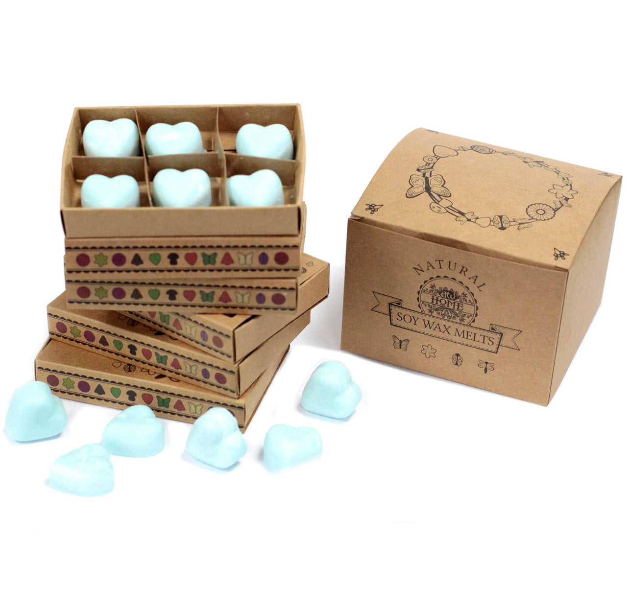 Box of 6 luxury wax melts - 24 SCENTS AVAILABLE