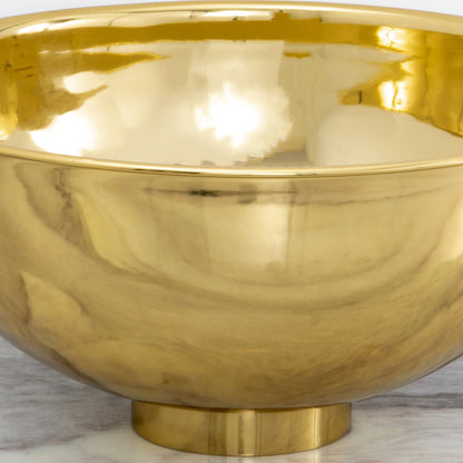 Luxe Gold Plated Mirror Bowl