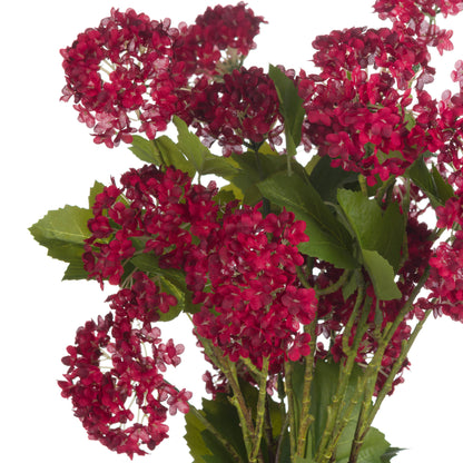 Stem Of Artificial Faux Red Autumnal Viburnum