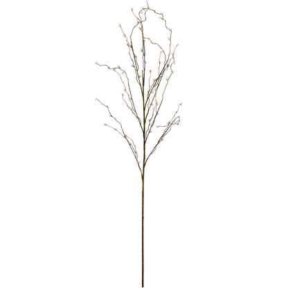 Stem Of Artificial White Willow Spray