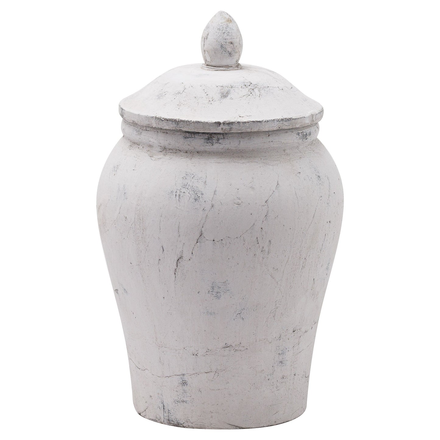 Bloomville Ginger Jar in Stone